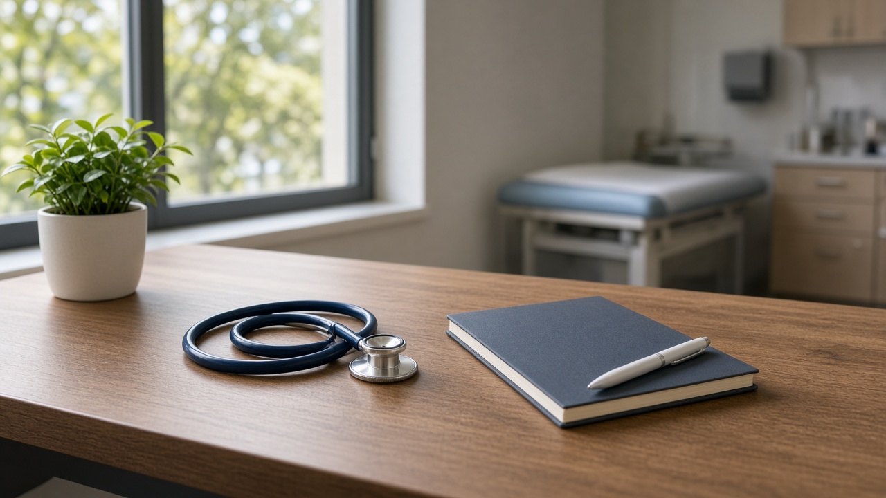 Cabinet de consultație urologică, cu instrumentar discret și atmosferă calmă